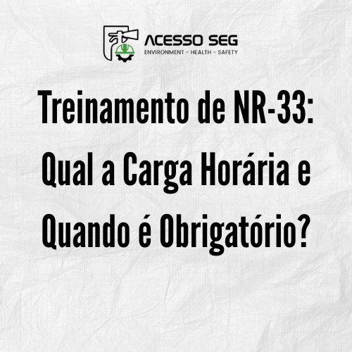 Treinamento NR33